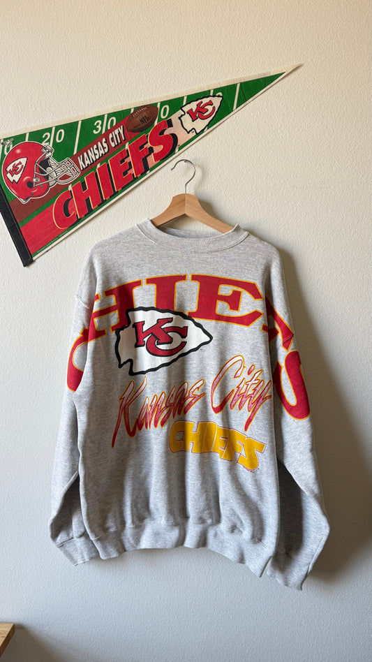 90’s AOP CREWNECK (XL)