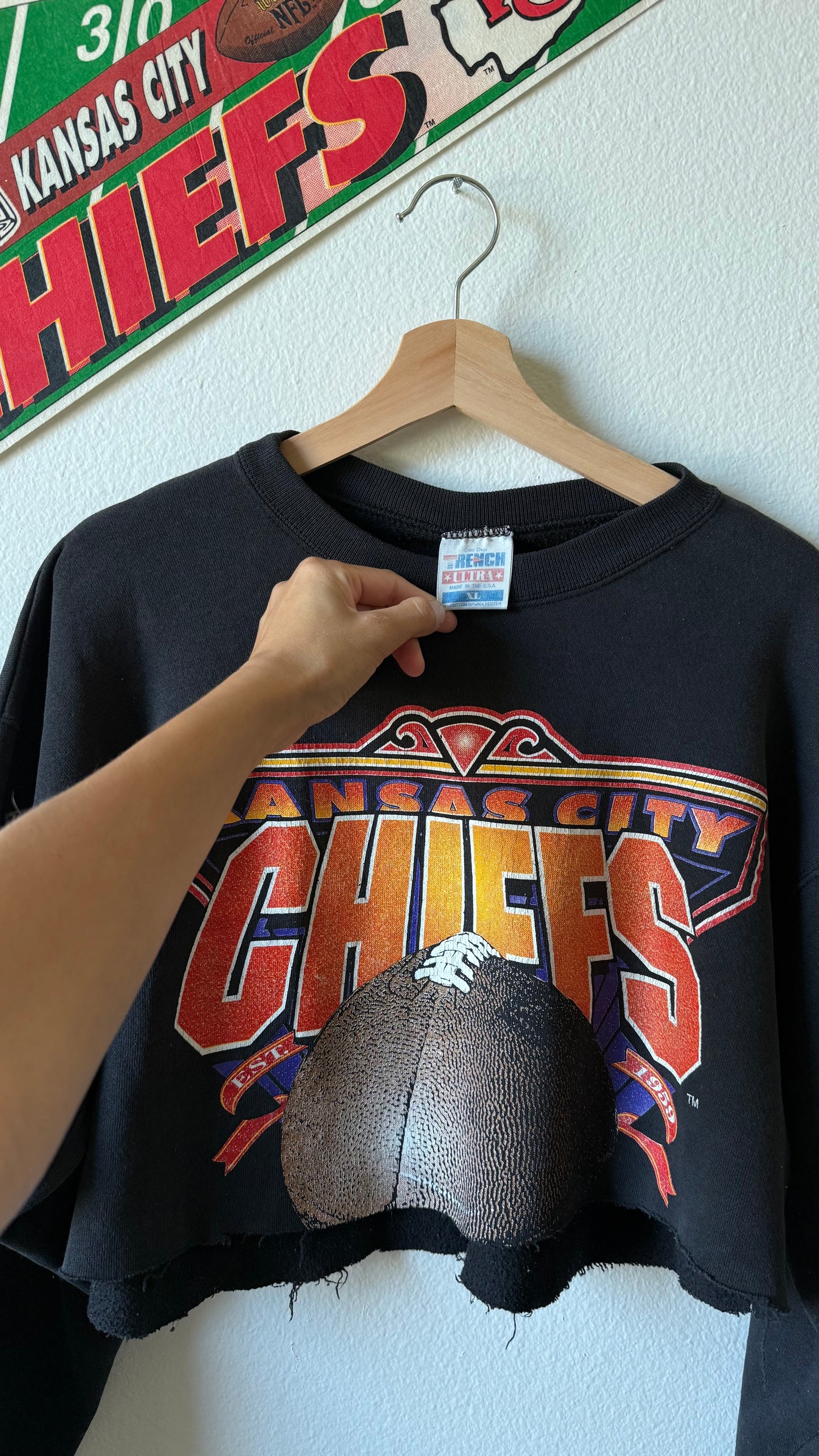 90’s CROPPED CREWNECK (XL)