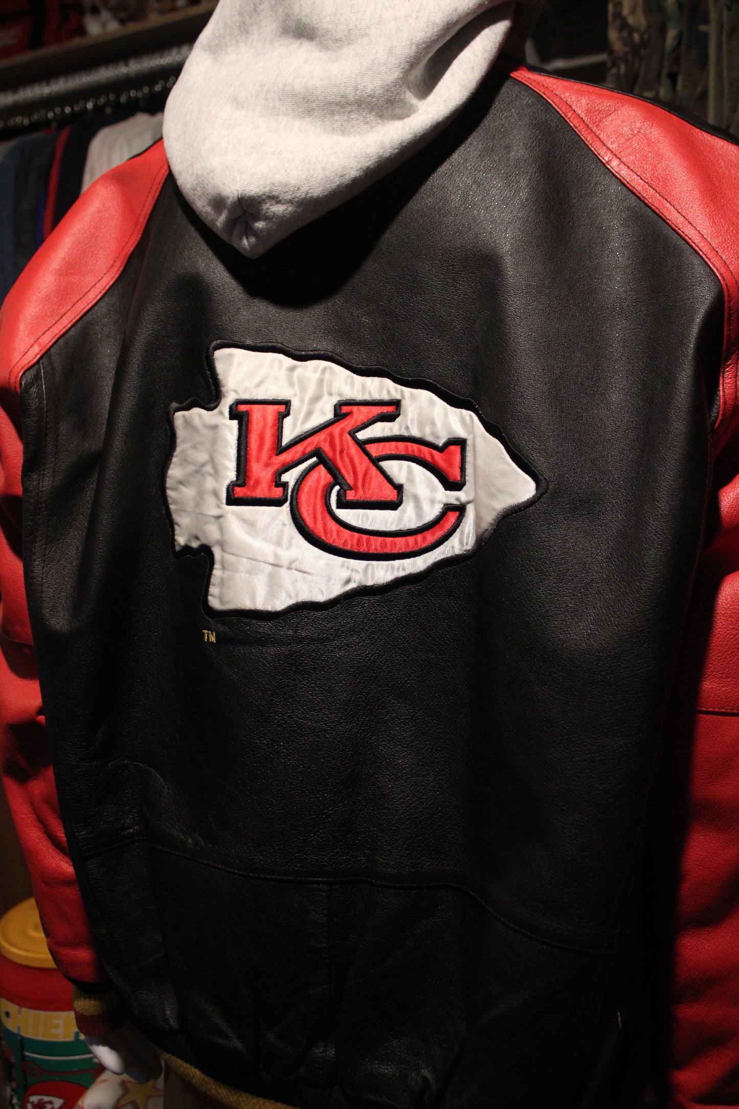 LEATHER JACKET XL