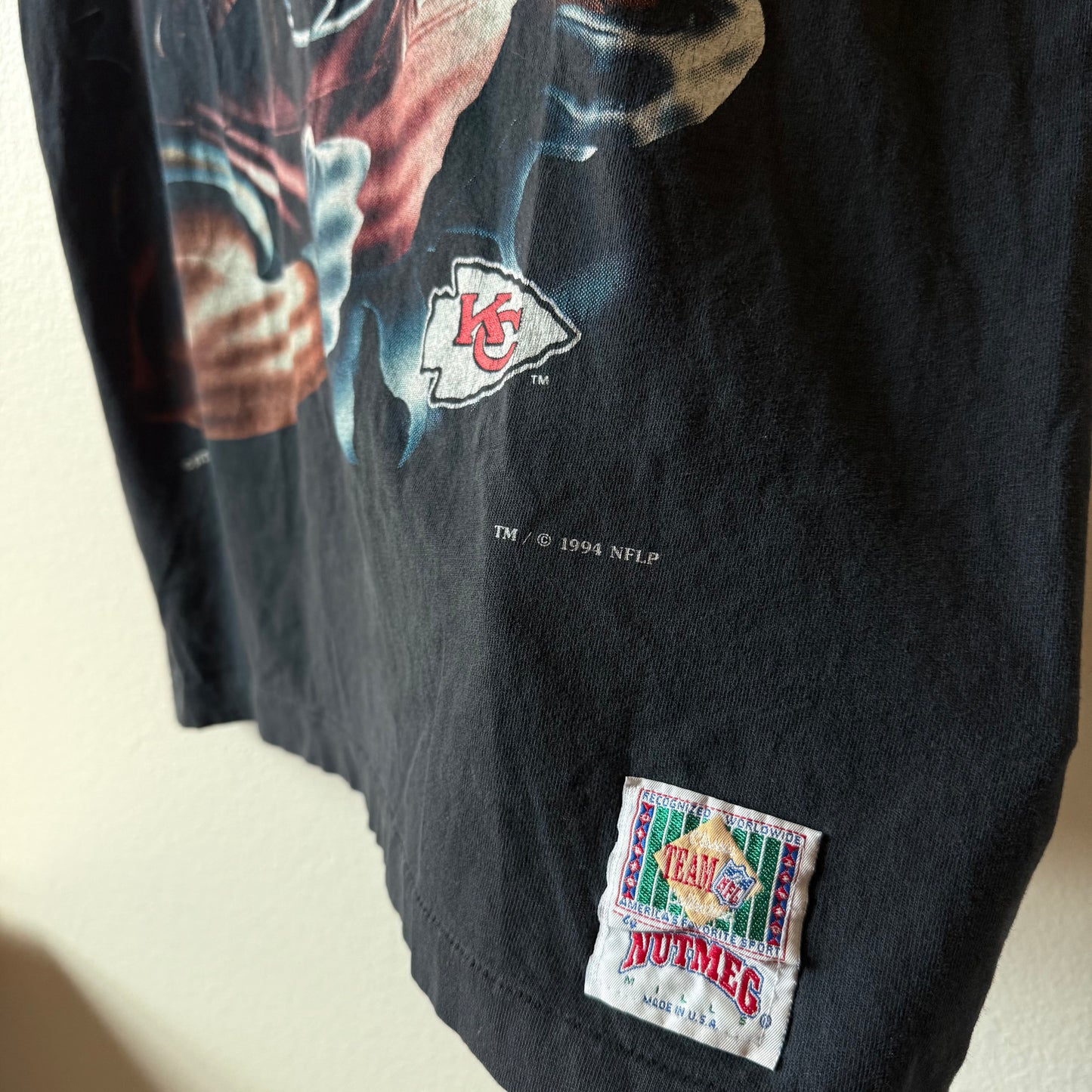 NUTMEG DOUBLE PRINT TEE (L)