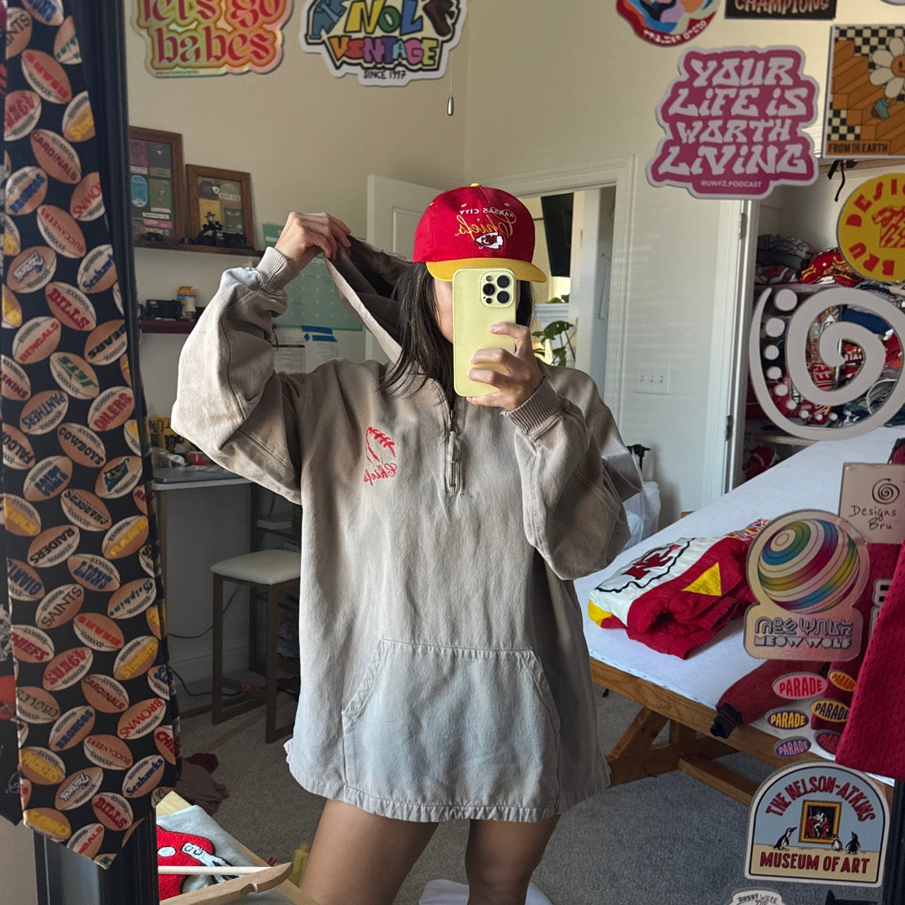 90’s QUARTER ZIP (XL)