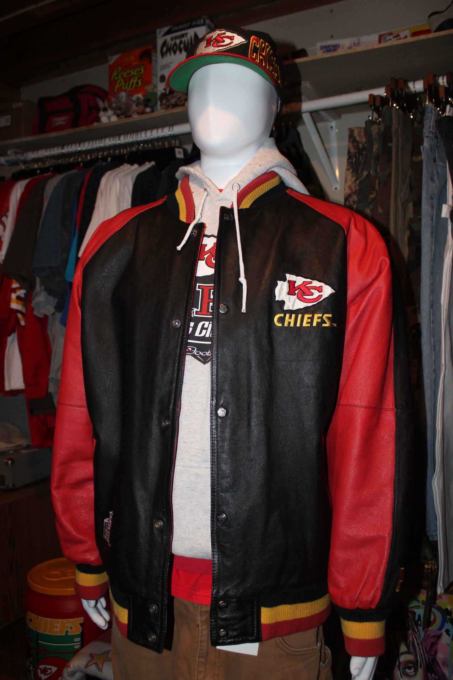 LEATHER JACKET XL