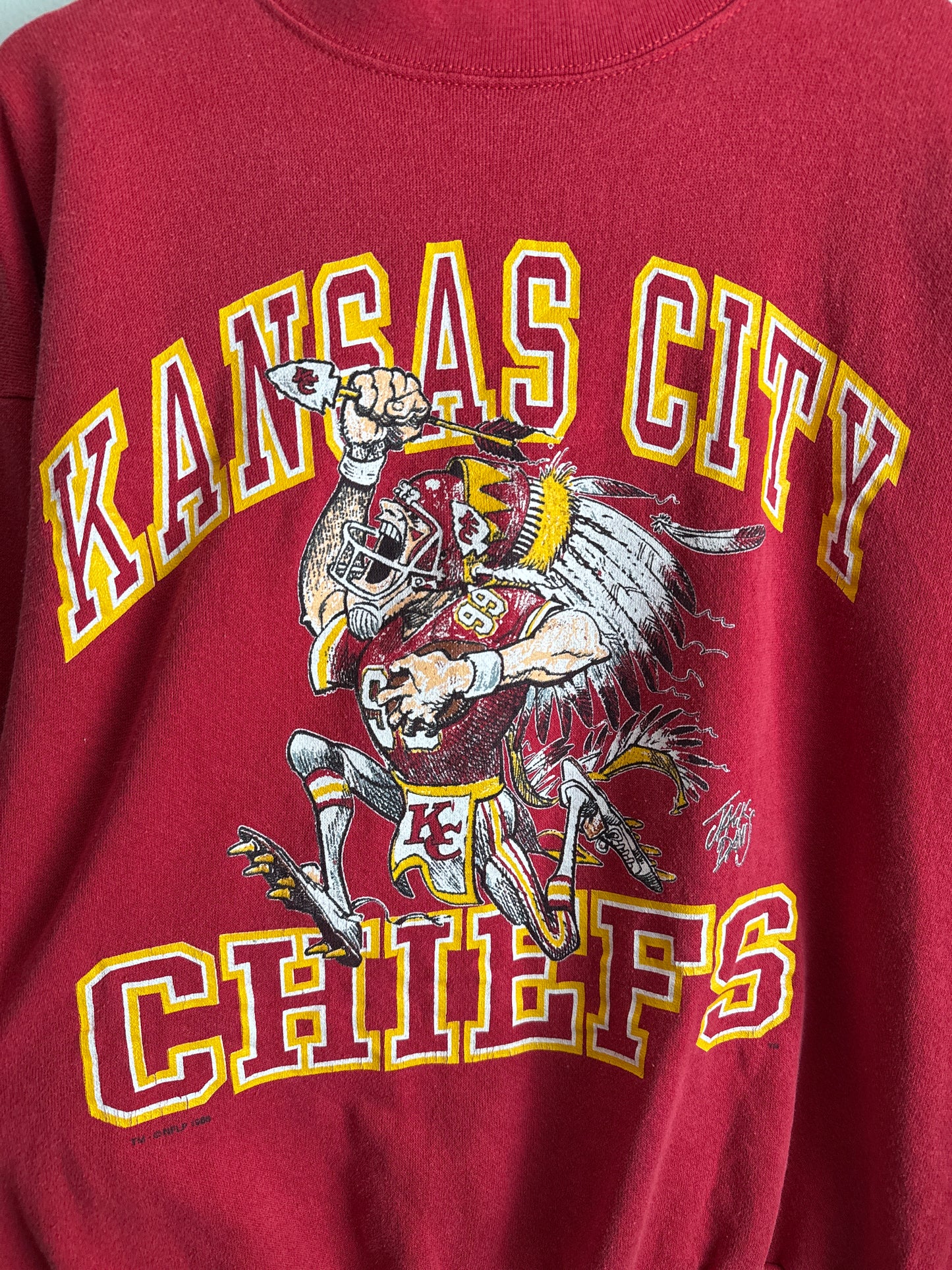 1985 CHIEFS CREWNECK L
