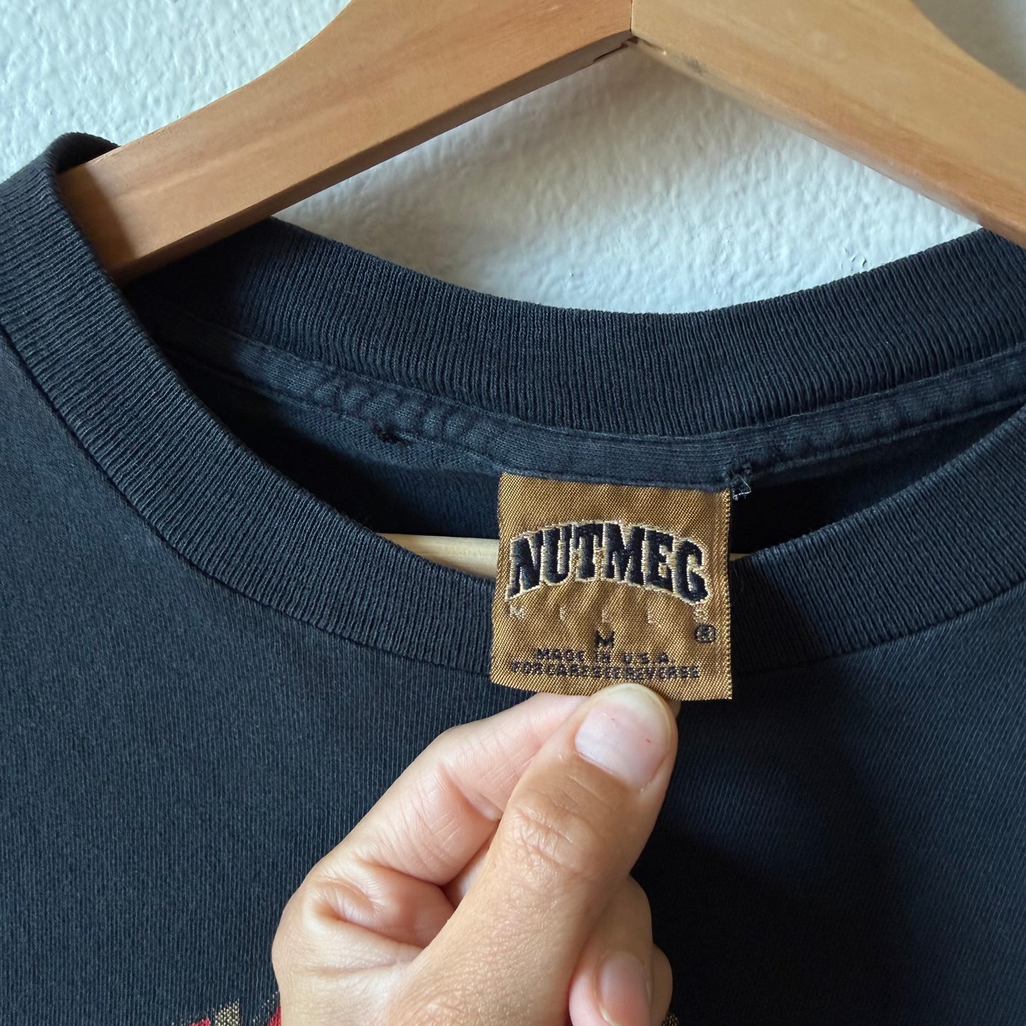 NUTMEG DOUBLE PRINT TEE (L)