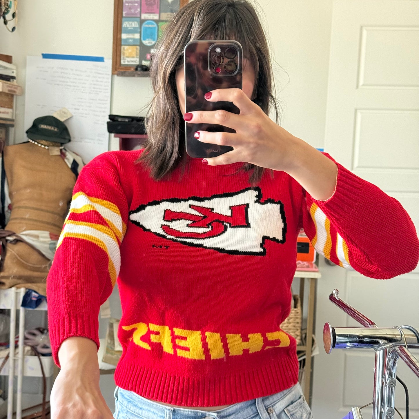 90’s KNIT SWEATER (XS)