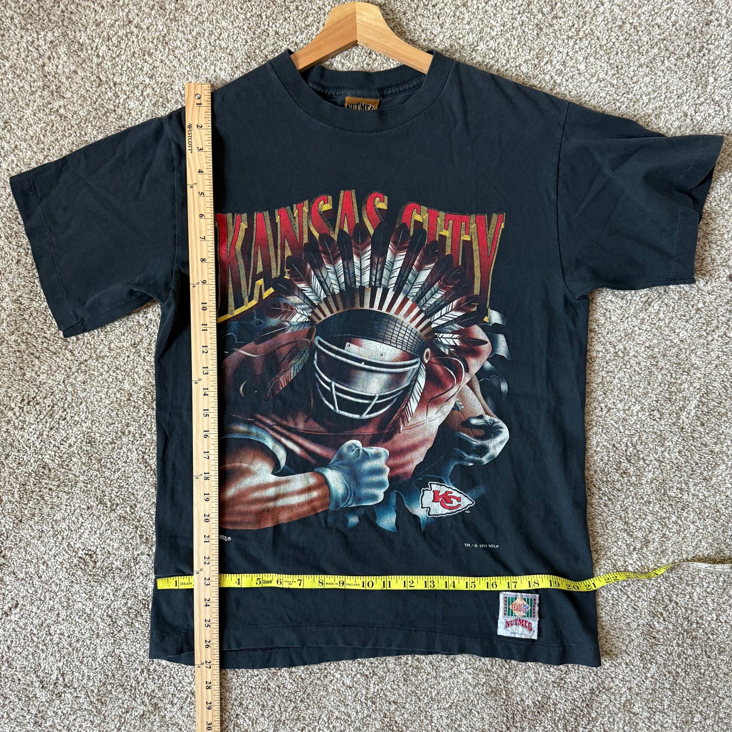 NUTMEG DOUBLE PRINT TEE (L)