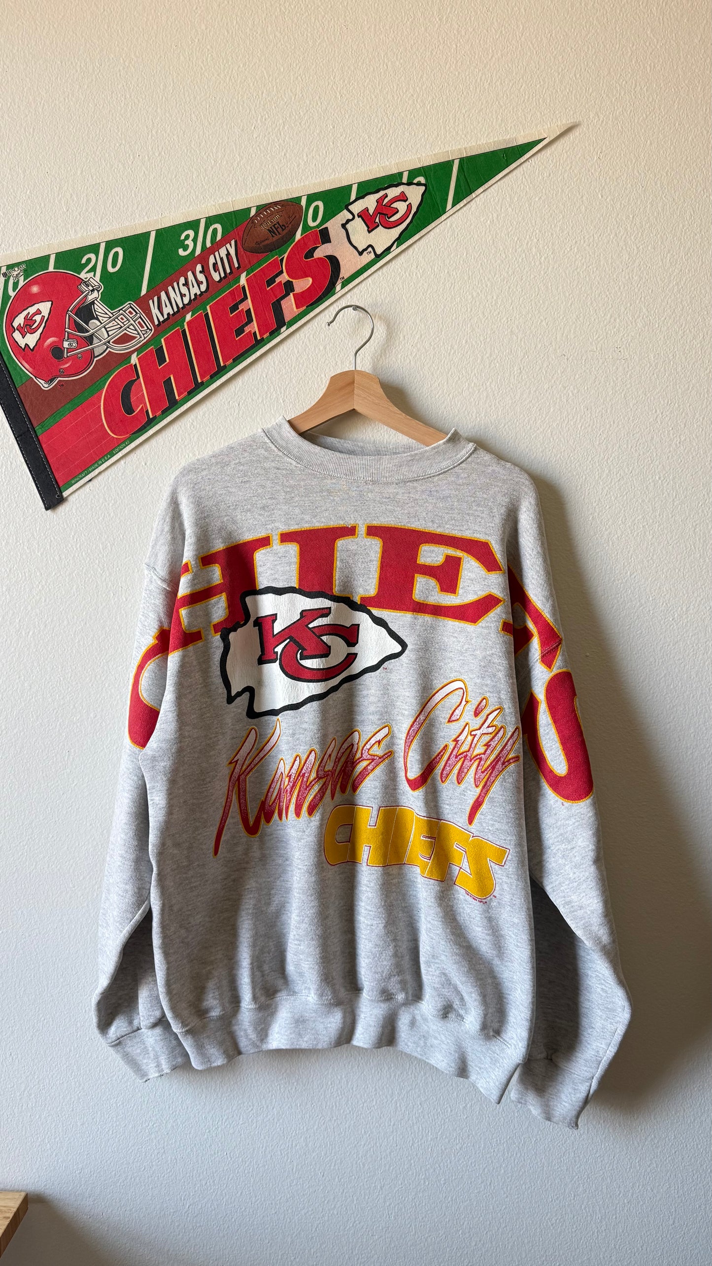 90’s AOP CREWNECK (XL)