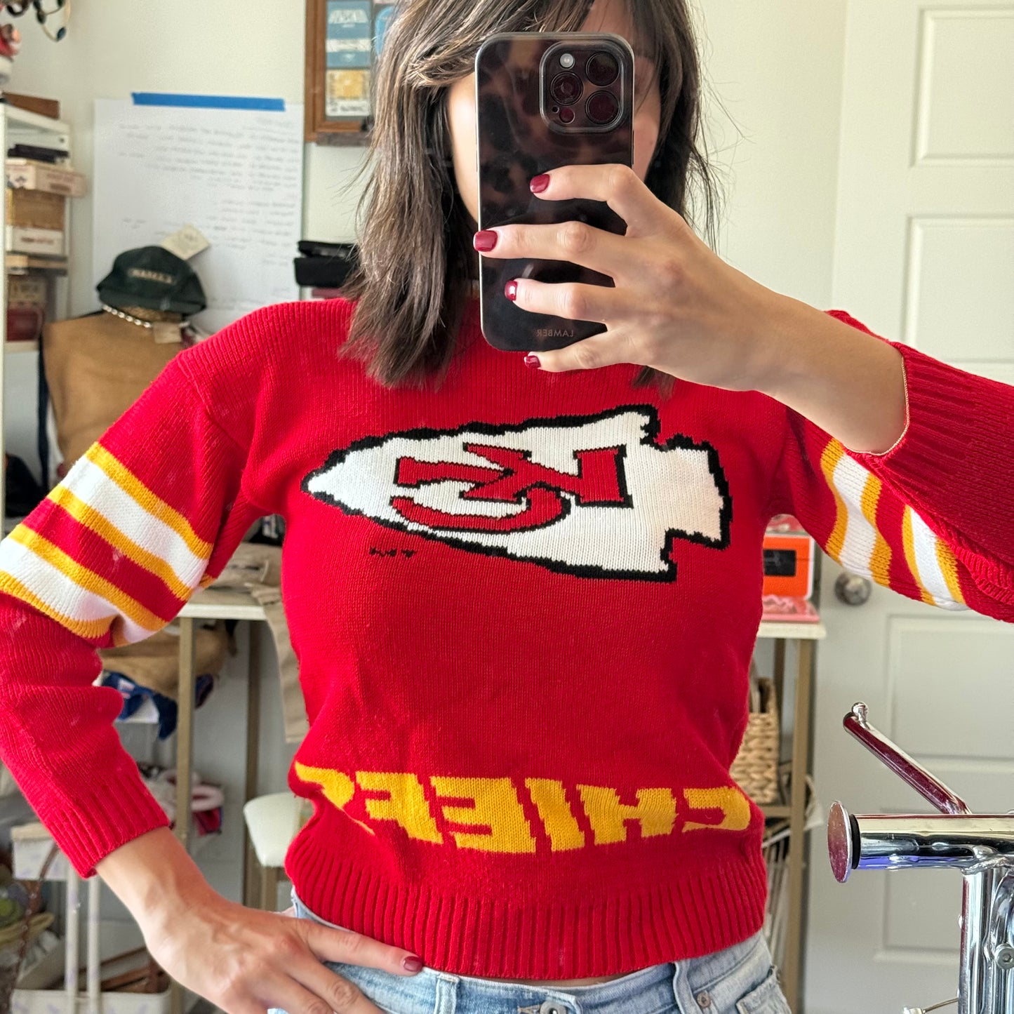90’s KNIT SWEATER (XS)
