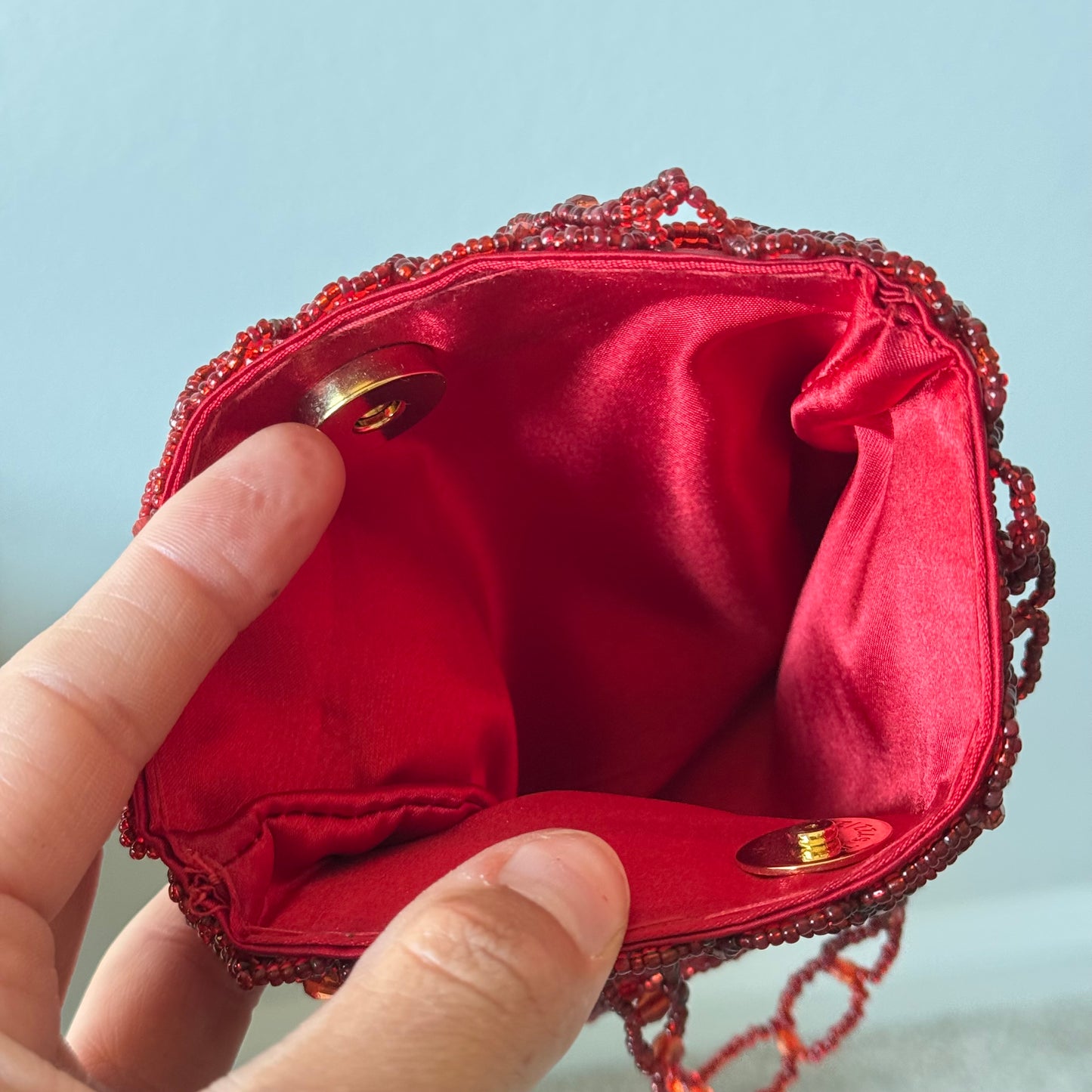 SMALL BEADED PURSE