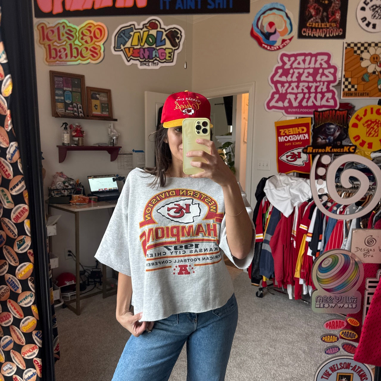 90’s CREWNECK SHIRT (L)